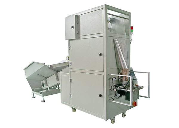 Empaquetadora automática de frutas con film estirable